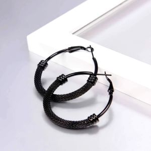 Black Hoop Fashion Earrings 🖤✨🎉🖤✨🎉🖤✨🎉🖤